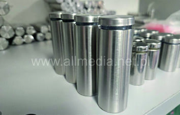 Dystans srebrny stalowy 25x70