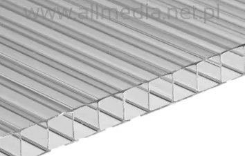 Płyta poliwęglan komorowy 10mm bezbarwny 2,10x7m