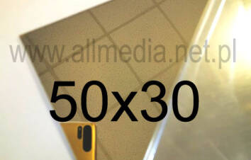 Formatka gotowa plexi PMMA LUSTRO złote jasne 3mm 50x30cm