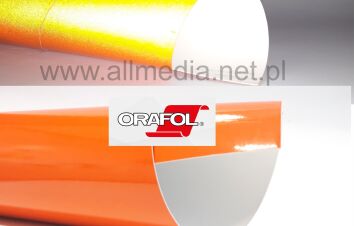 Oracal folia odblaskowa seria 5300 pomarańczowa - 123,5 cm 50cm