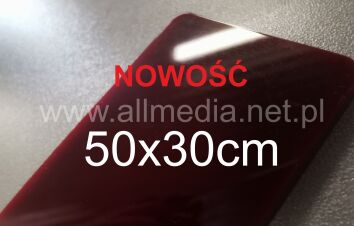Formatka plexi bordo brąz 3mm 50x30cm