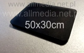 Formatka plexi PMMA czarna mat satyna 5mm 50x30cm