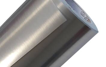 Oracal folia metalizowana srebrna szczotkowana 352 907 szer. 1m