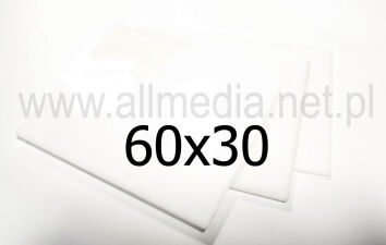 Formatka plexi PMMA biała połysk 3mm 60x30cm PROMOCJA