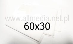 Formatka plexi PMMA biała połysk 3mm 60x30cm PROMOCJA