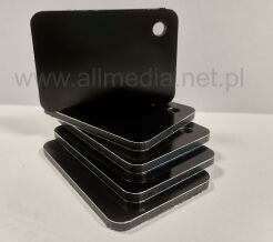 Płyta kompozytowa DIBOND czarna połysk/mat 3mm 1,5x3,05m cała płyta