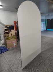 Ścianka dekoracyjna do zdjęć SKŁADANA biała DUŻA