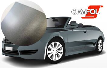 Oracal folia wylewana seria 970 932 RA grafit metalik matowa - szer 152 cm 10cm