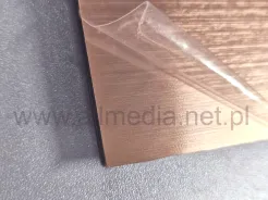 Laminat grawerski 1,5mm miedziany brązowy szczotkowany 60x30cm