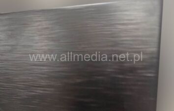 Płyta kompozytowa DIBOND czarna szczotkowana 122x50 cm