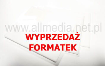 WYPRZEDAŻ FORMATEK plexi PMMA biała 3mm  0,5m2