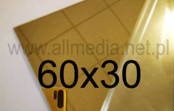 Formatka gotowa plexi PMMA LUSTRO złote ciemne 3mm 30x60cm