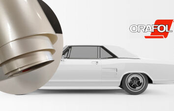 Oracal folia wylewana seria 970 946 RA biała perła metalik - szerokość 152 cm 10cm