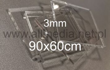 Formatka plexi BEZBARWNA połysk 3mm 90x60cm