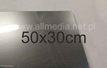 Formatka plexi PMMA srebrna metalizowana 3mm 50x30cm