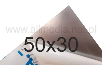 Formatka plexi PMMA srebrna 3mm 50x30cm