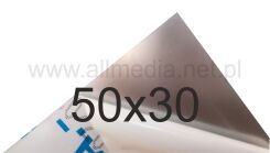 Formatka plexi PMMA srebrna 3mm 50x30cm