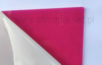 Formatka gotowa plexi PMMA różowa pink 3mm 50x30cm