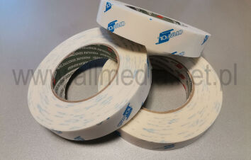 Taśma dwustronnie klejąca piankowa 25mm/10mb ORABOND biała