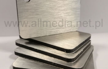 Płyta kompozytowa DIBOND srebrna szczotkowana na wymiar