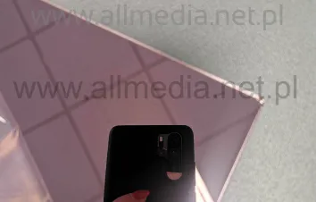 Formatka plexi LUSTRO gold rose różowe pudrowe 3mm 100x100cm