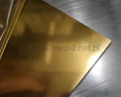 Laminat grawerski 0,8mm złoty szczotkowany 30x60cm