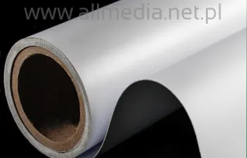 Materiał rollupowy 200g 1,06/30 czarny tył rolka