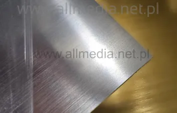Laminat grawerski 1,5mm srebrny szczotkowany 30x30cm