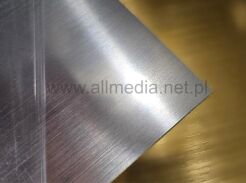 Laminat grawerski 1,5mm srebrny szczotkowany 30x30cm