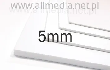 Płyta PCV PCW spieniona biała 5mm na wymiar