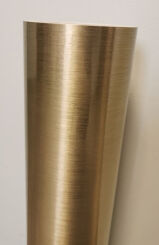 Folia samoprzylepna szczotkowana złota 61cm  50cm