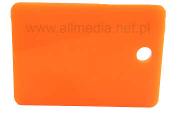 Formatka plexi PMMA pomarańczowa 3mm 50x30cm