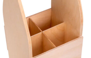 Nosidło drewniane skrzynka na piwo butelki GRAWER napis