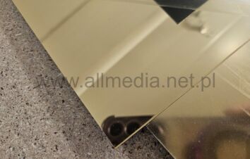 Płyta HIPS 1mm lustro złote 2x1m