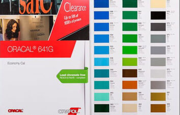 Oracal folia 641 25cm - szerokość 50 cm  próbka