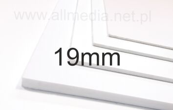 Płyta PCV PCW spieniona biała 19mm na wymiar 
