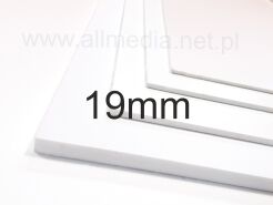 Płyta PCV PCW spieniona biała 19mm na wymiar 