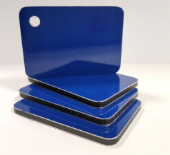 Płyta kompozytowa DIBOND niebieska mat 150x50 cm