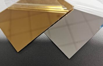 Formatka plexi LUSTRO srebrne 0,8mm 122x48cm z taśmą 