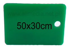 Formatka plexi PMMA zielona ciemna 3mm 50x30cm