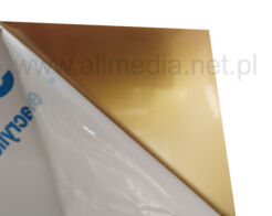 Płyta plexi PMMA złota metalizowana 3mm na wymiar z WYSOKOŚCI PŁYTY !
