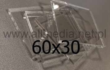 Formatka plexi PMMA bezbarwna połysk 3mm 60x30cm