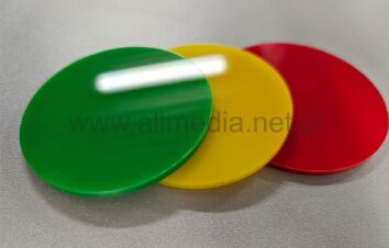 KOŁO OKRĄG z plexi 3mm kolory średnica 60cm