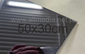 Formatka gotowa plexi PMMA LUSTRO czarne SZARE 3mm 50x30cm