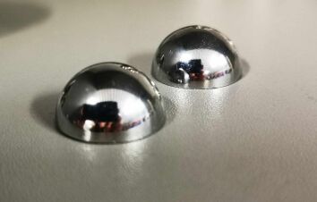 Nakładka wypukła plexi chrom dystans 20mm