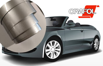 Oracal folia wylewana seria 970 090 RA srebrny metalik - szerokość 152 cm 10cm