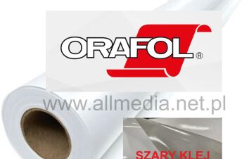 Folia ORACAL 3164 monomeryczna biała połysk szary klej 1,05 (50mb) rolka m2