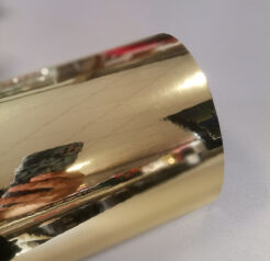 Folia samoprzylepna złota lustro holo szer 61cm  50cm