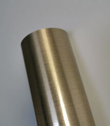 Folia samoprzylepna złota szampańskie szczotkowane szer 61cm  50cm