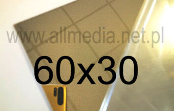 Formatka gotowa plexi PMMA LUSTRO złote jasne 3mm 60x30cm